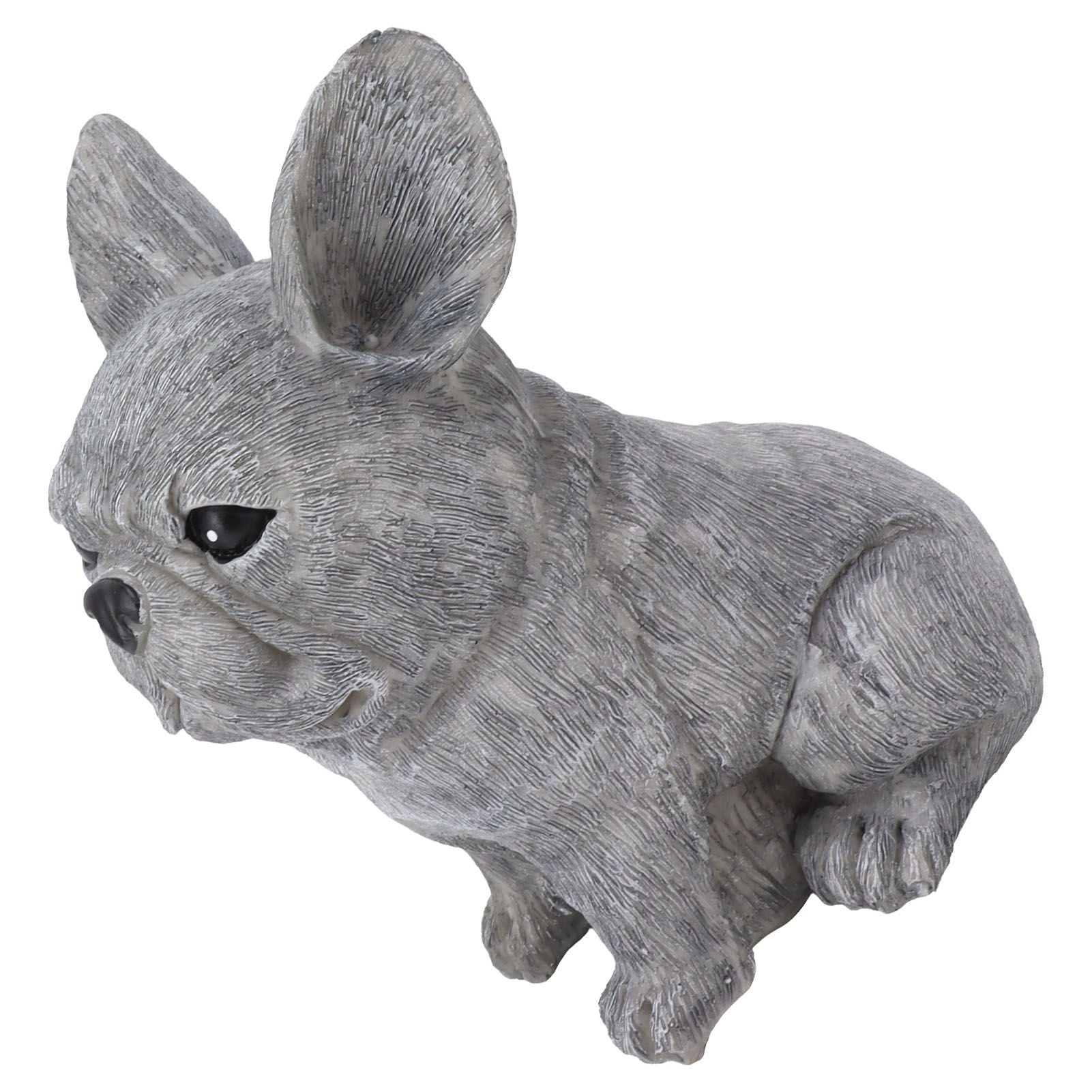 Dog Garden Statues DIY Lifelike Prevent Cracking Resin Dog Statues Home Decor for Courtyard Lawn Sitting Dog - view 10