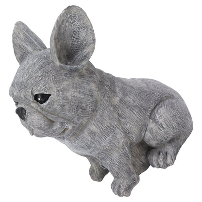 Dog Garden Statues DIY Lifelike Prevent Cracking Resin Dog Statues Home Decor for Courtyard Lawn Sitting Dog - view 10