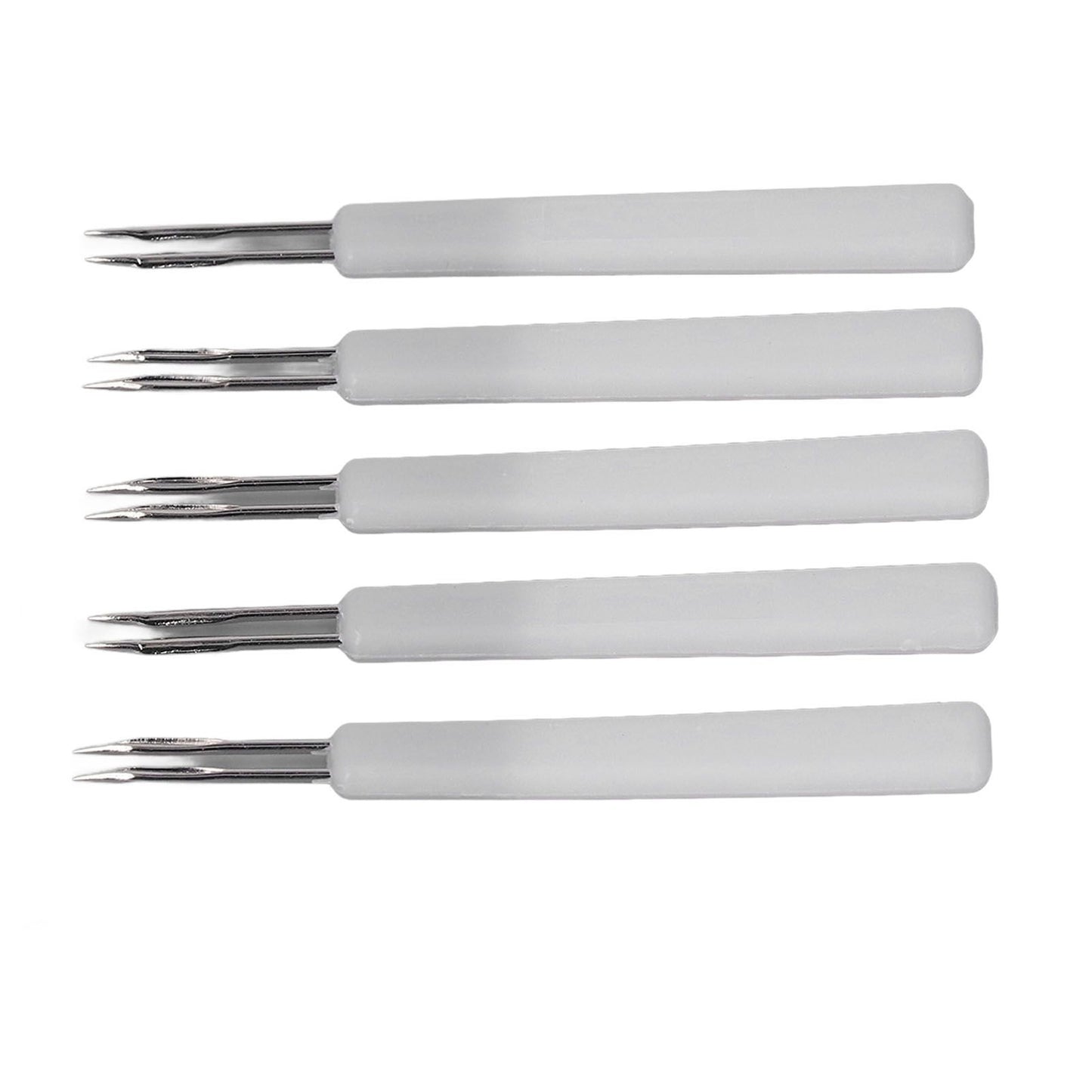 50Pcs Chicken Poultry Double Needle Thorn Pox Needle Chicken Vaccination Needle Poultry Breeding Equipment White - view 4