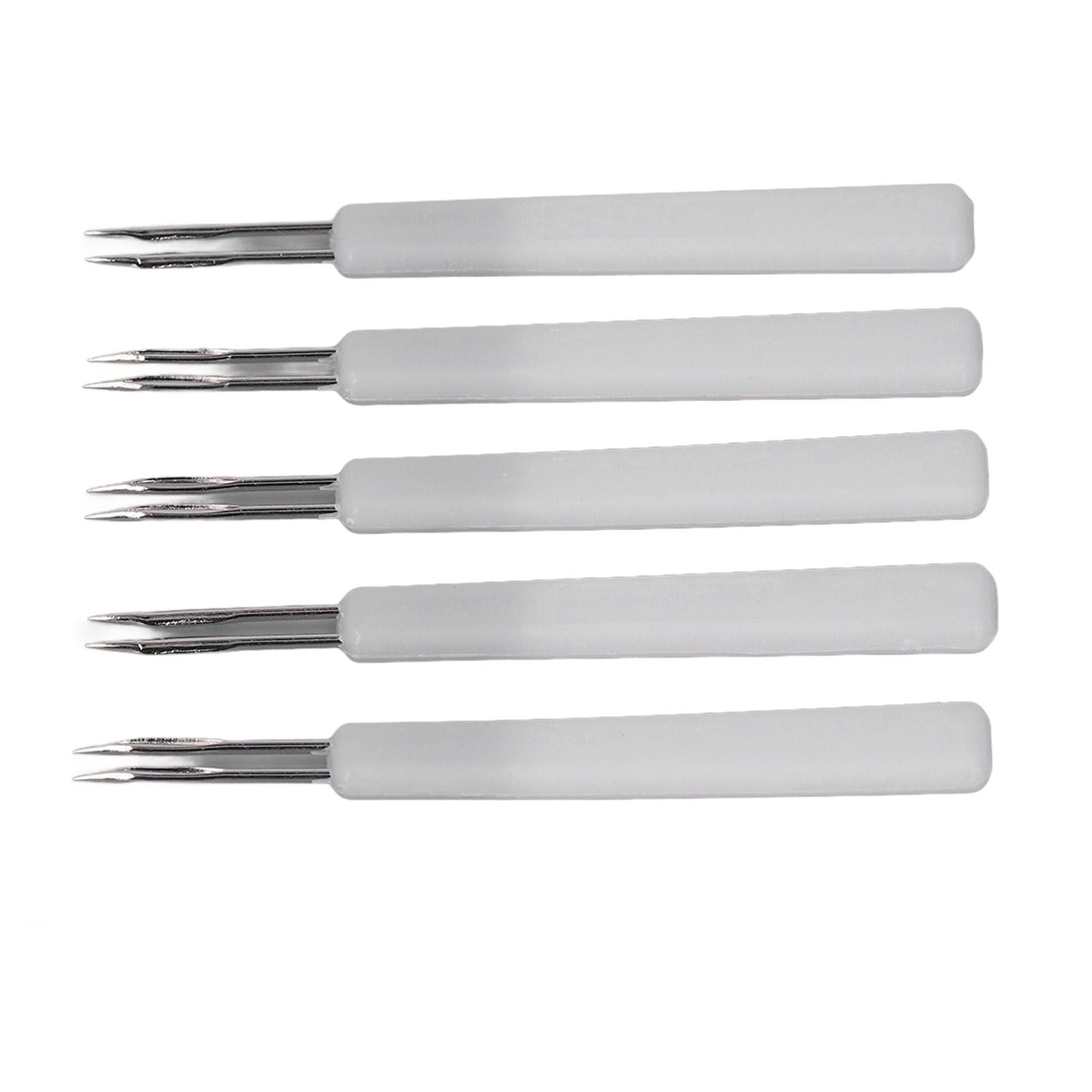 50Pcs Chicken Poultry Double Needle Thorn Pox Needle Chicken Vaccination Needle Poultry Breeding Equipment White - view 4