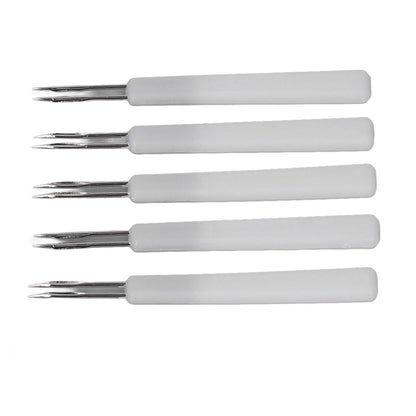50Pcs Chicken Poultry Double Needle Thorn Pox Needle Chicken Vaccination Needle Poultry Breeding Equipment White - view 4