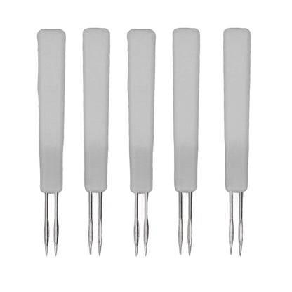 50Pcs Chicken Poultry Double Needle Thorn Pox Needle Chicken Vaccination Needle Poultry Breeding Equipment White - view 6
