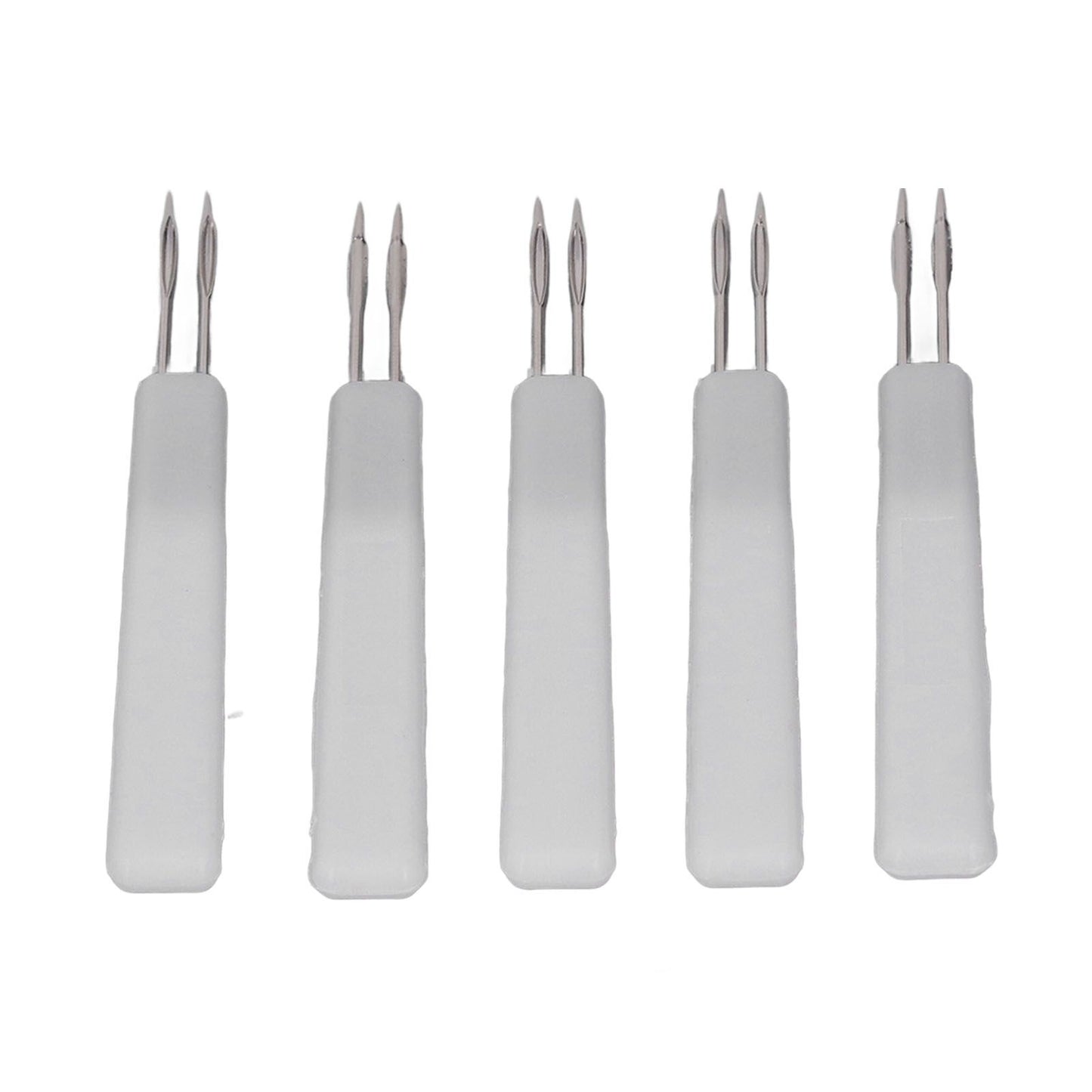 50Pcs Chicken Poultry Double Needle Thorn Pox Needle Chicken Vaccination Needle Poultry Breeding Equipment White - view 7