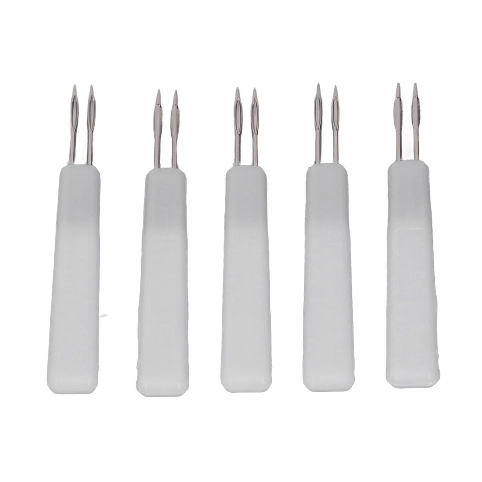 50Pcs Chicken Poultry Double Needle Thorn Pox Needle Chicken Vaccination Needle Poultry Breeding Equipment White - view 7