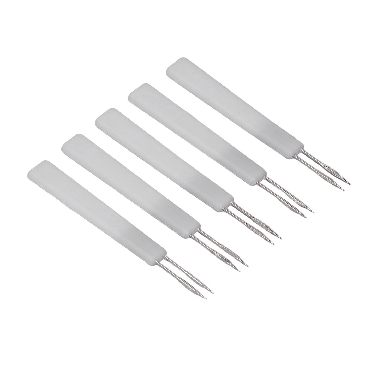 50Pcs Chicken Poultry Double Needle Thorn Pox Needle Chicken Vaccination Needle Poultry Breeding Equipment White - view 8