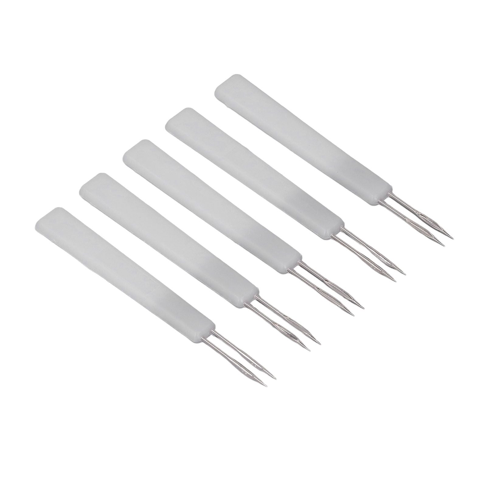 50Pcs Chicken Poultry Double Needle Thorn Pox Needle Chicken Vaccination Needle Poultry Breeding Equipment White - view 8