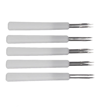 50Pcs Chicken Poultry Double Needle Thorn Pox Needle Chicken Vaccination Needle Poultry Breeding Equipment White - view 9