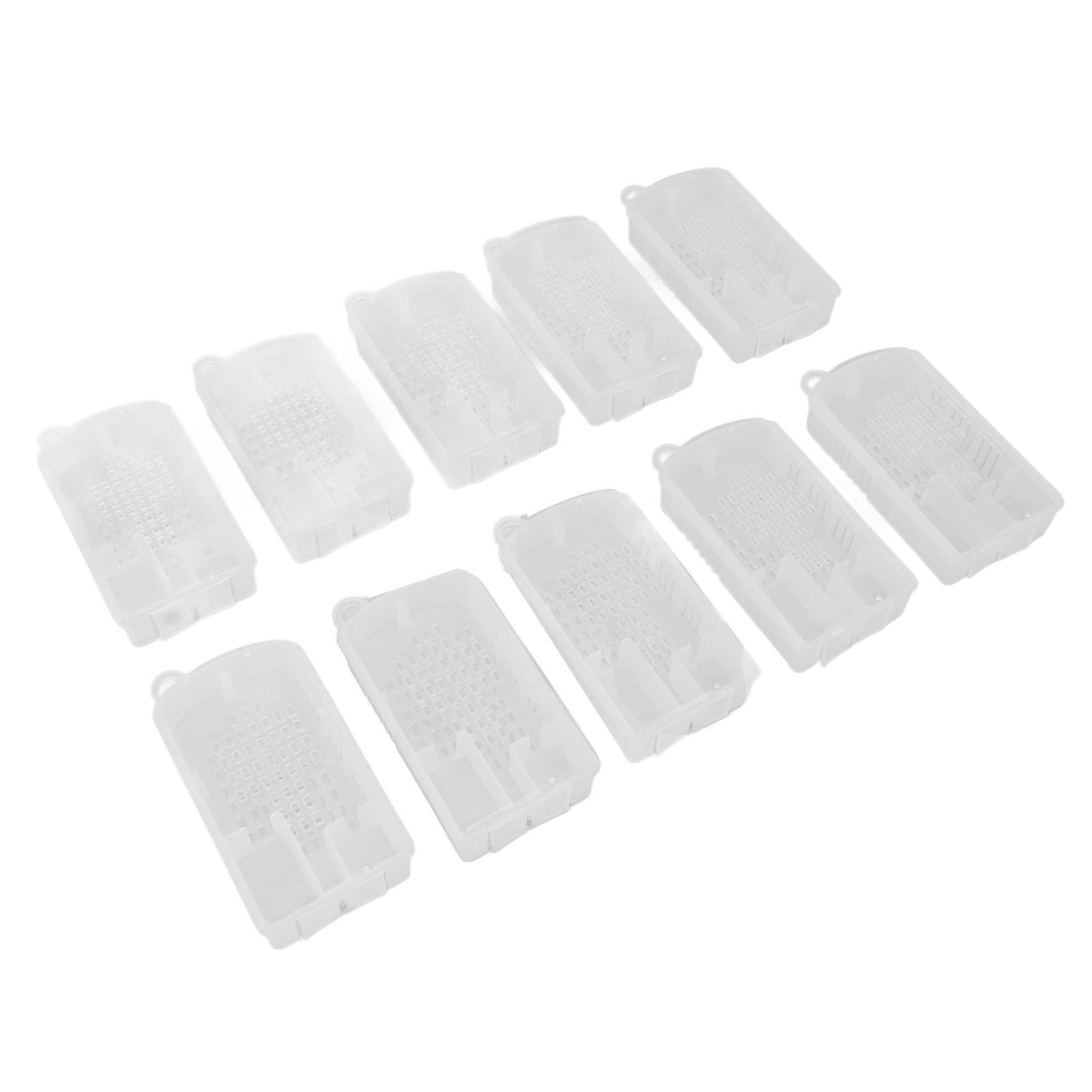 10 Pcs Beekeeping Tools Multifunctional Plastic Beekeeping Box Extra Large Beekeeping Cage - view 2