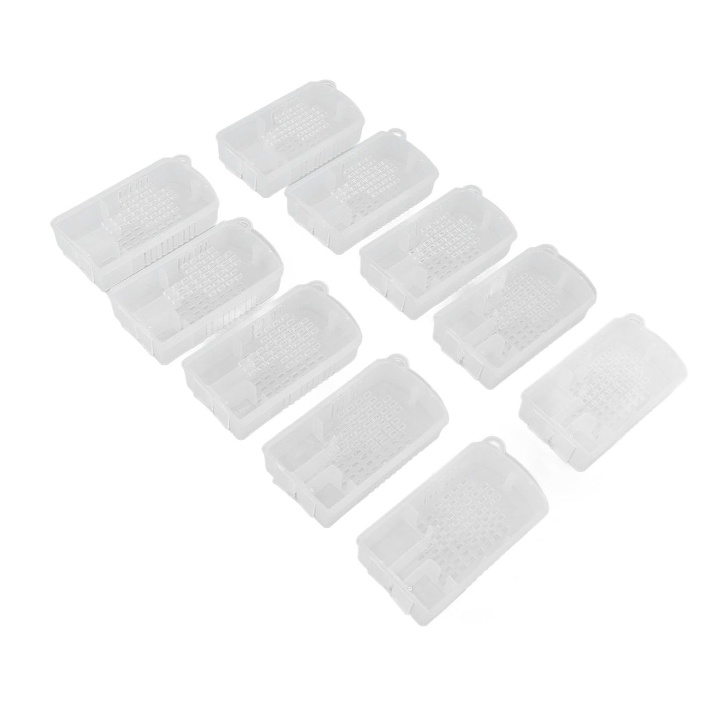 10 Pcs Beekeeping Tools Multifunctional Plastic Beekeeping Box Extra Large Beekeeping Cage - view 3