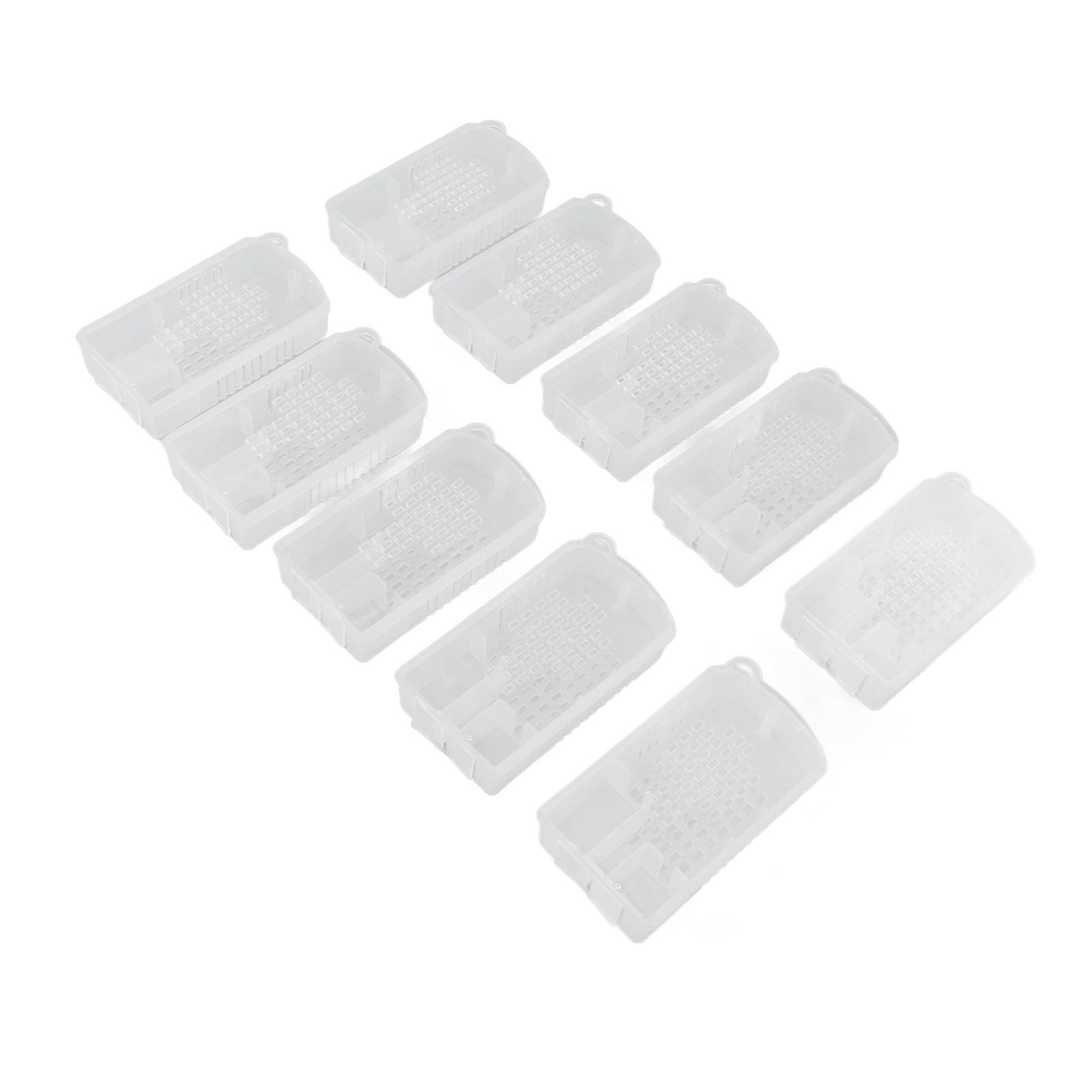 10 Pcs Beekeeping Tools Multifunctional Plastic Beekeeping Box Extra Large Beekeeping Cage - view 3