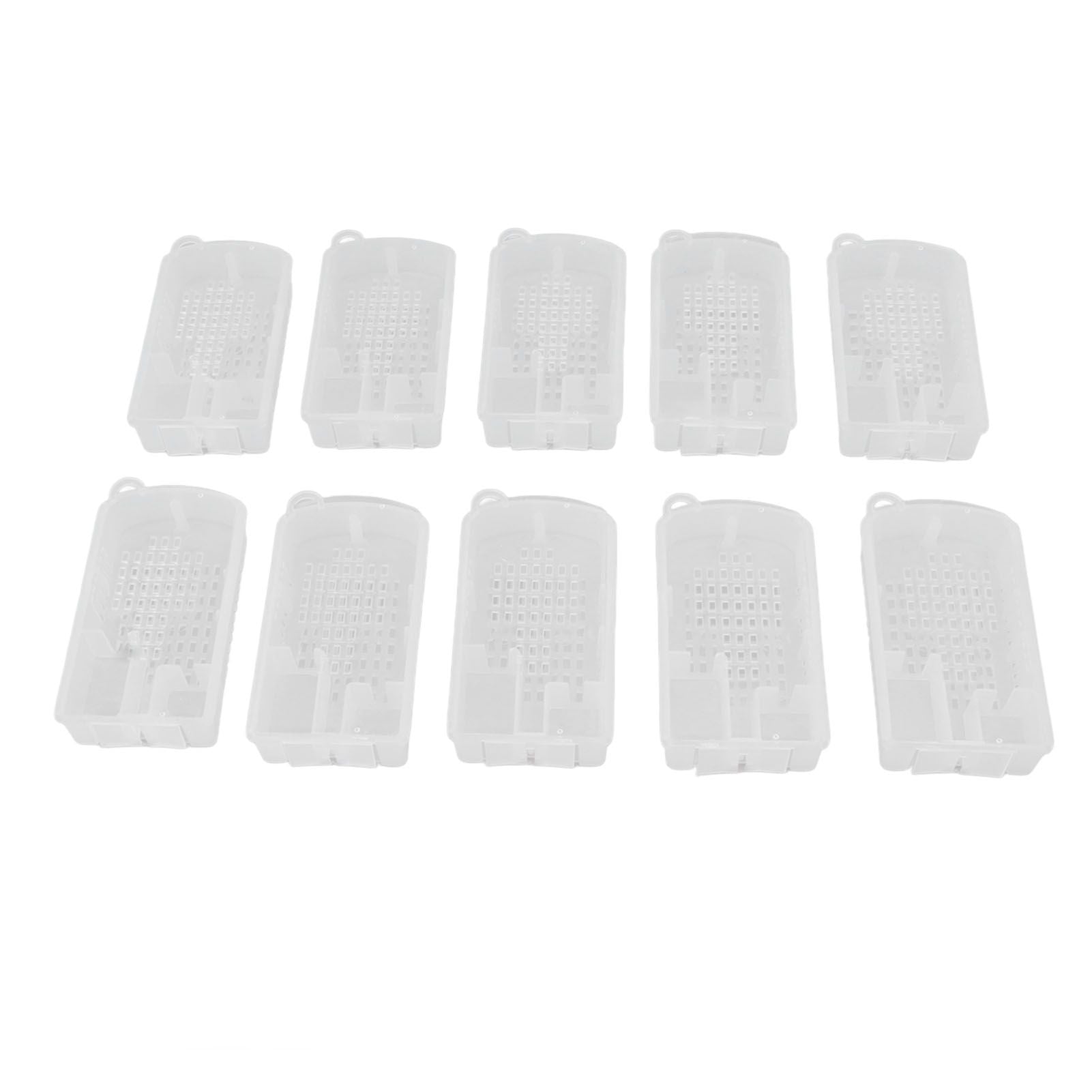 10 Pcs Beekeeping Tools Multifunctional Plastic Beekeeping Box Extra Large Beekeeping Cage - view 4