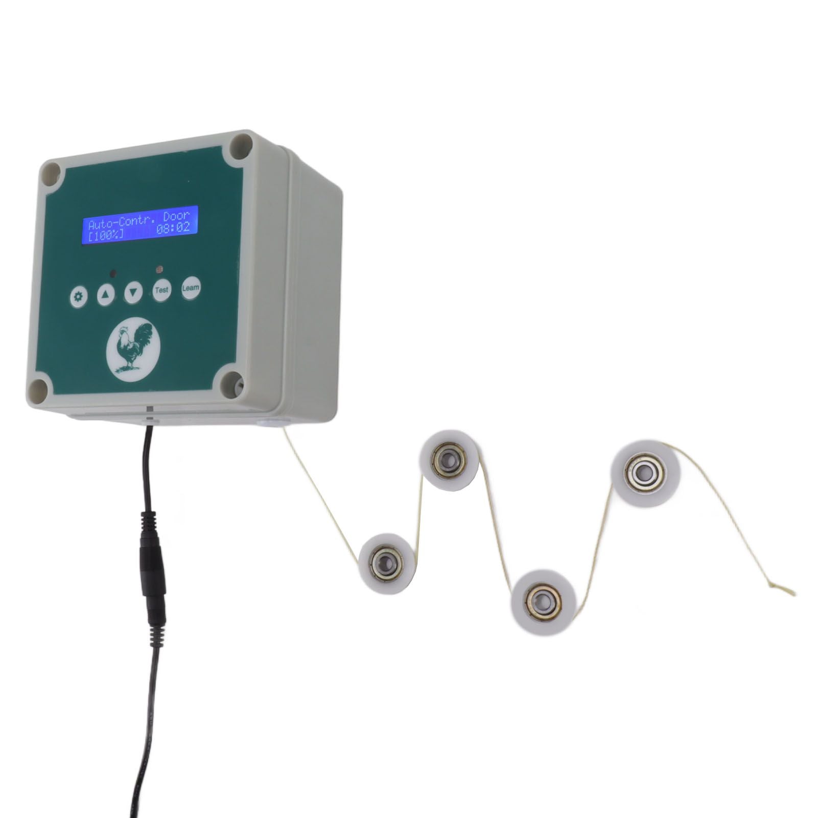 Automatic Chicken Coop Door Controller IP44 Cage Opener Remote Control Poultry House Door Actuator Motor Kit with Timer Light Sensor 100 to 240V AU Plug - view 8