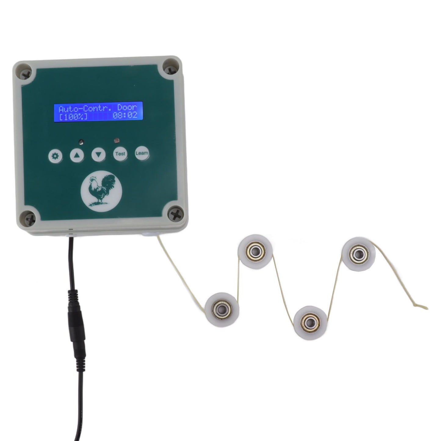 Automatic Chicken Coop Door Controller IP44 Cage Opener Remote Control Poultry House Door Actuator Motor Kit with Timer Light Sensor 100 to 240V AU Plug - view 9