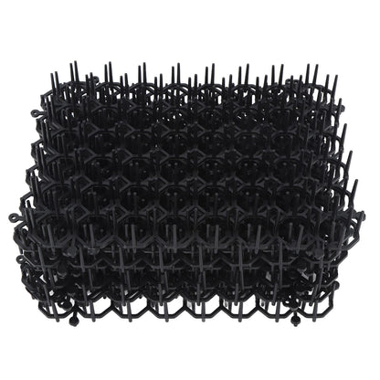 12Pcs Cat Deterrent Mat Anti Cat Dog Network Indoor Outdoor Repellent Training Plastic Spike Mat for Keeping Away Cats Dogs Protecting Plants