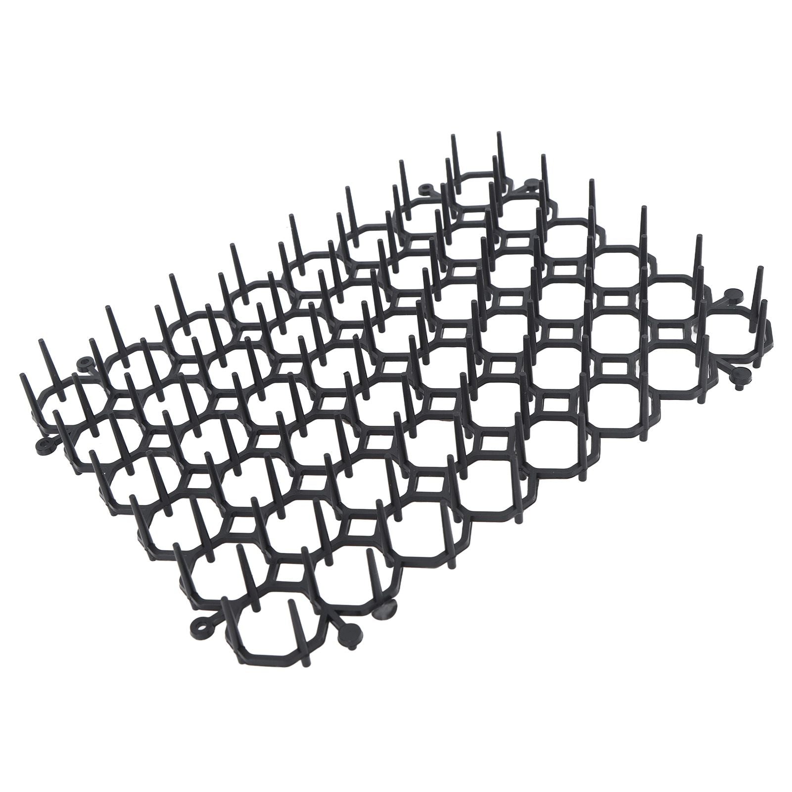 12Pcs Cat Deterrent Mat Anti Cat Dog Network Indoor Outdoor Repellent Training Plastic Spike Mat for Keeping Away Cats Dogs Protecting Plants - view 2