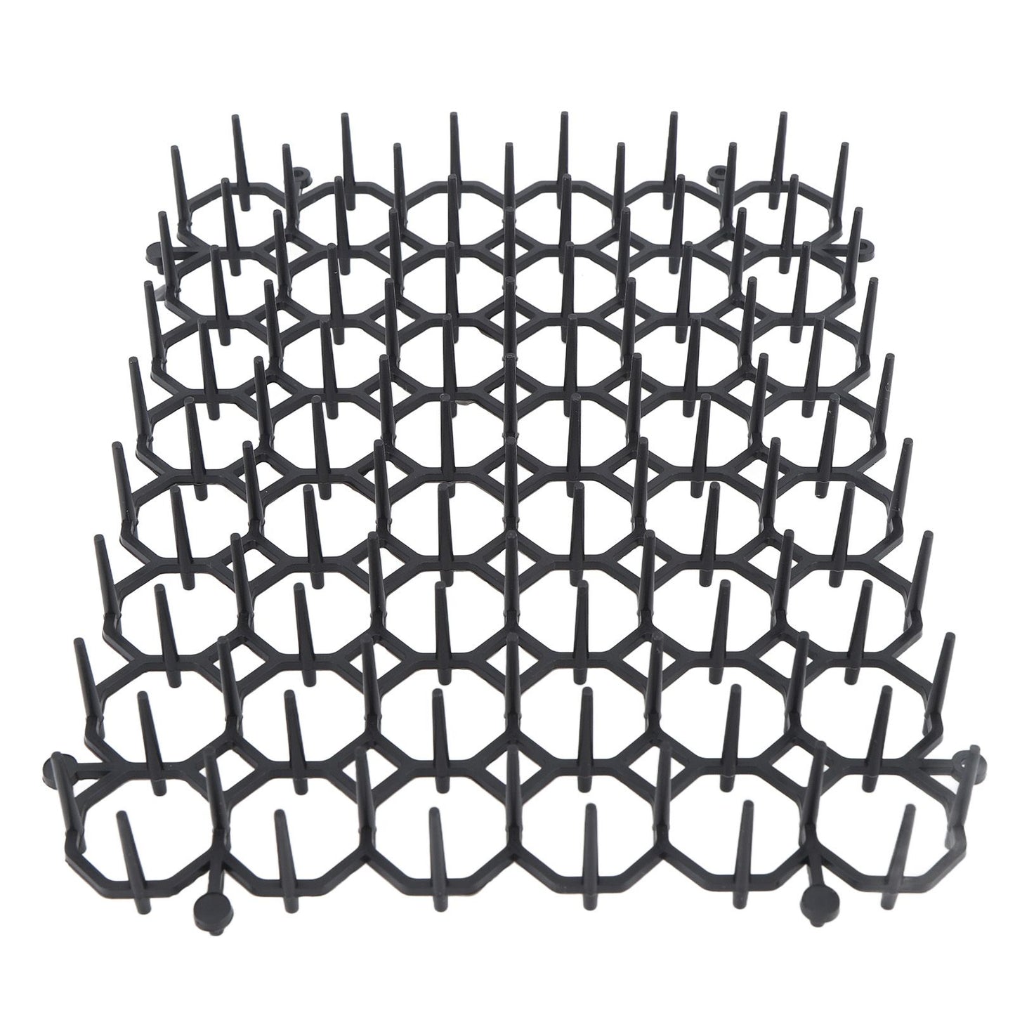 12Pcs Cat Deterrent Mat Anti Cat Dog Network Indoor Outdoor Repellent Training Plastic Spike Mat for Keeping Away Cats Dogs Protecting Plants - view 4