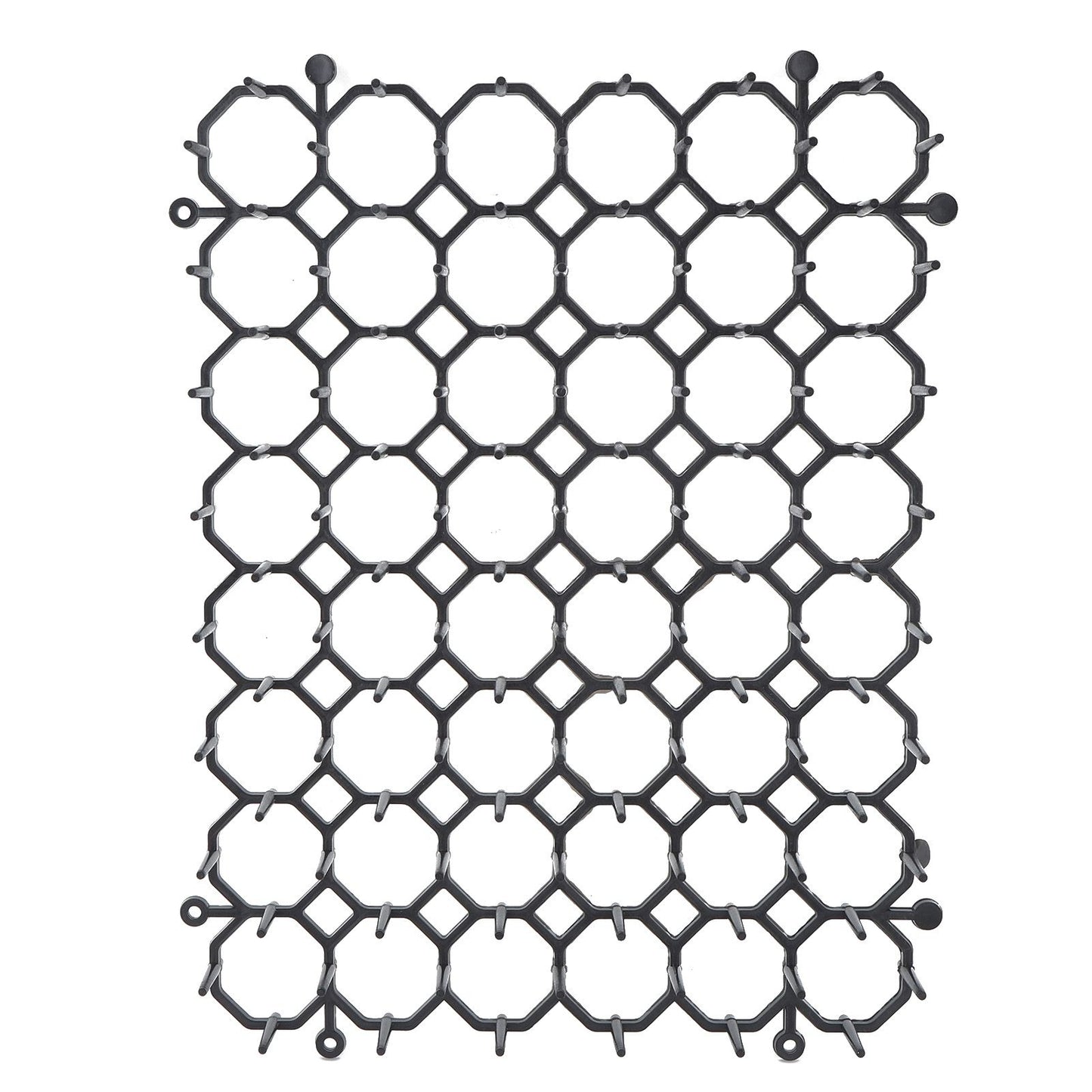 12Pcs Cat Deterrent Mat Anti Cat Dog Network Indoor Outdoor Repellent Training Plastic Spike Mat for Keeping Away Cats Dogs Protecting Plants - view 6