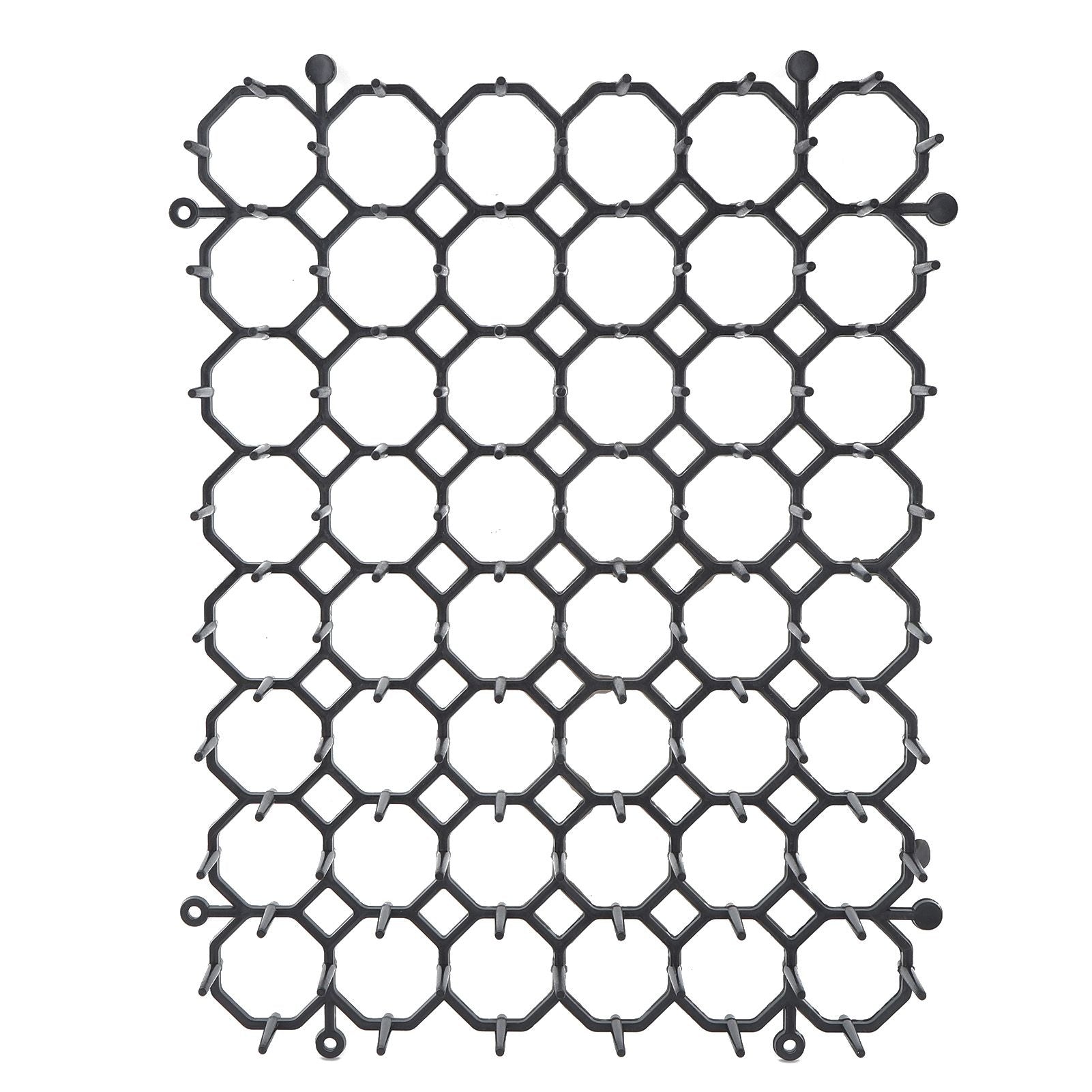 12Pcs Cat Deterrent Mat Anti Cat Dog Network Indoor Outdoor Repellent Training Plastic Spike Mat for Keeping Away Cats Dogs Protecting Plants - view 6