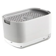 Soap Dispenser with Sponge Holder PP PET Press Type Soap Box for Cloth Dish Kitchen Cleaning White - view 2