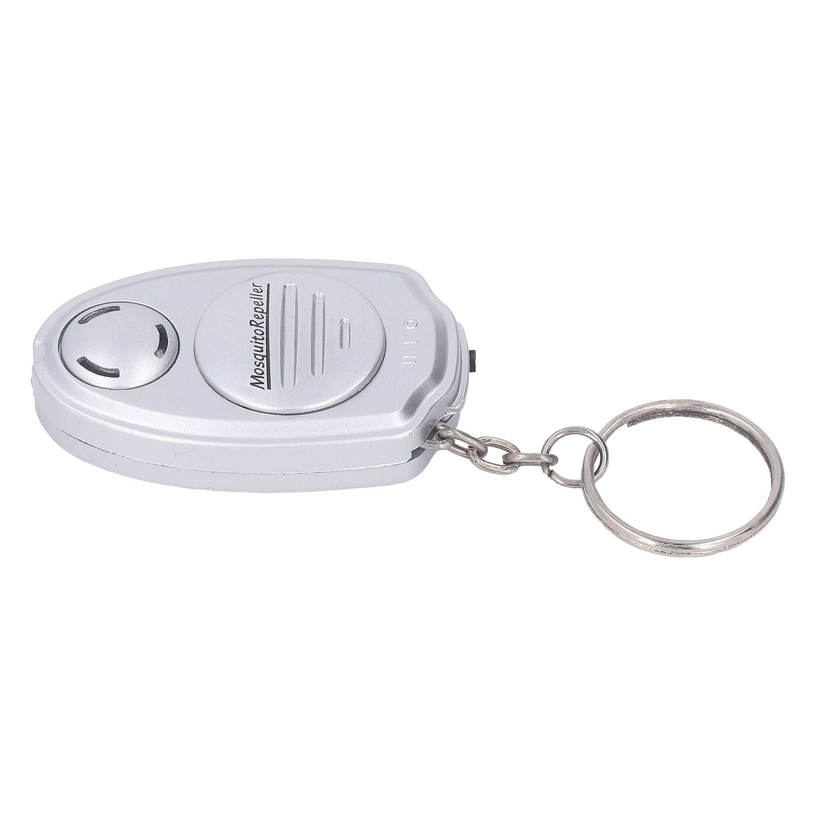 Ultrasonic Mosquito Repeller Mini Safe Radiation Noise Free Silver Electronic Insect Repeller with Keyring - view 4