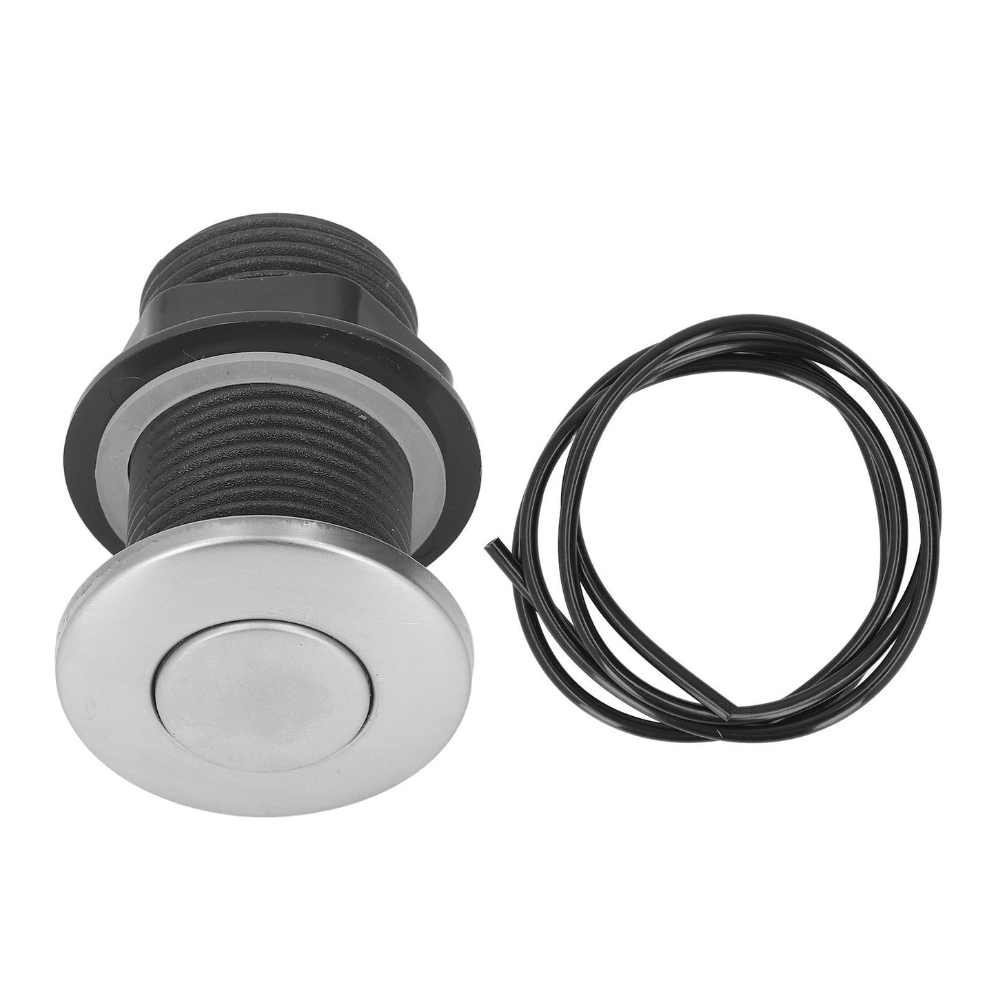 Garbage Disposal Sinktop Air Switch Kit Stainless Steel Sink Top Air Switch Push Button with 1.5m Hose for Kitchen Food Waste Disposal Electric Water Heater - view 2