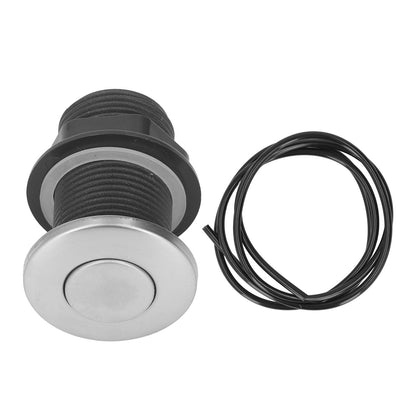 Garbage Disposal Sinktop Air Switch Kit Stainless Steel Sink Top Air Switch Push Button with 1.5m Hose for Kitchen Food Waste Disposal Electric Water Heater - view 2