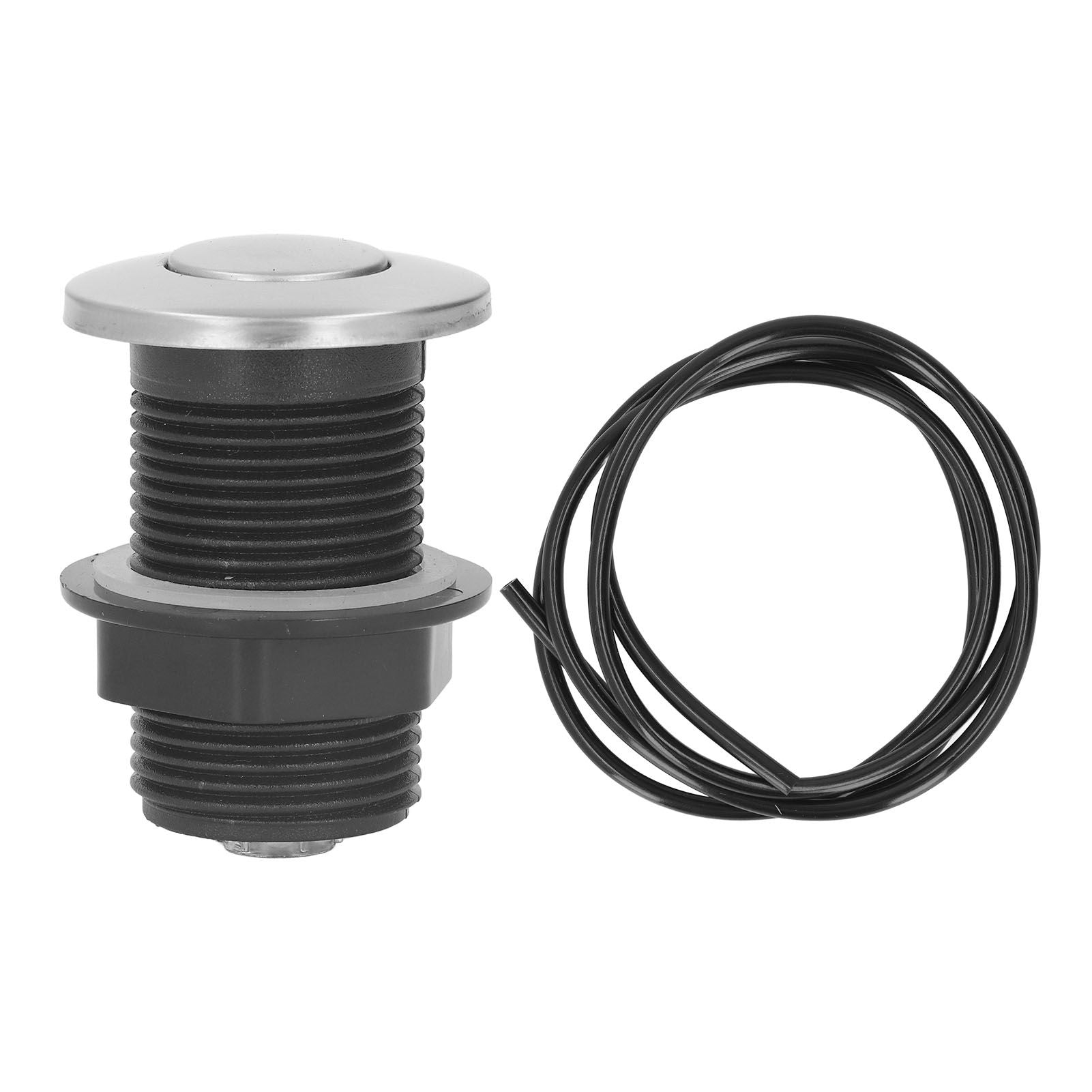 Garbage Disposal Sinktop Air Switch Kit Stainless Steel Sink Top Air Switch Push Button with 1.5m Hose for Kitchen Food Waste Disposal Electric Water Heater - view 4