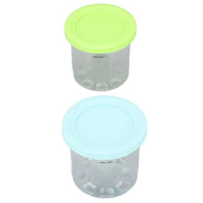 2PCS Ice Cream Pints Cup 600ml Ice Cream Container Storage Jar for Ninja NC299AMZ NC300s Blue and Green - view 9