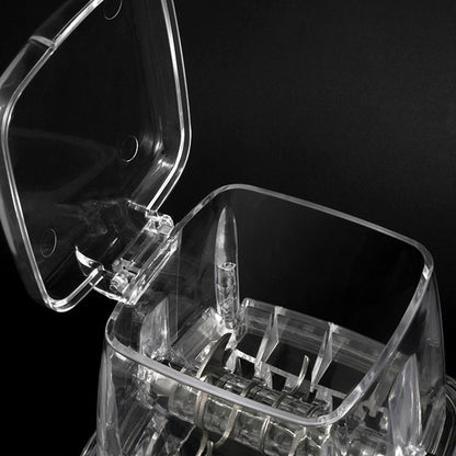 Portable Ice Crusher 1.25L Hand Cranked DIY Manual Shaved Ice Chopper Machine for Home Outdoor Camping Use Transparent - view 7