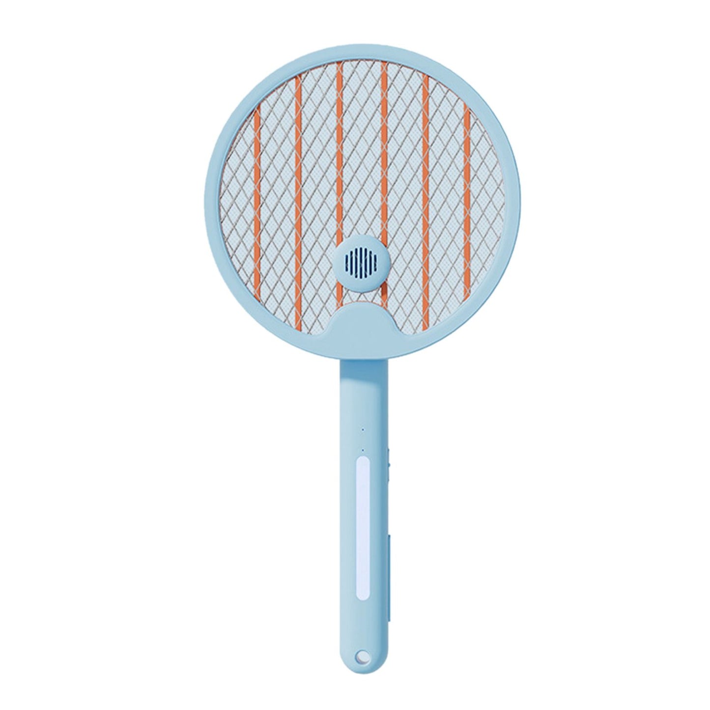 Electric Fly Swatter Racket 4 in 1 Automatic Portable Handheld Electric Fly Racket Bedroom Backyard Patio Camping Sky Blue