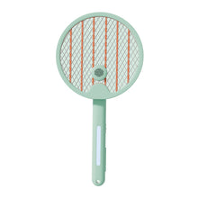 Electric Fly Swatter Racket 4 in 1 Automatic Portable Handheld Electric Fly Racket Bedroom Backyard Patio Camping Grass Green - view 2