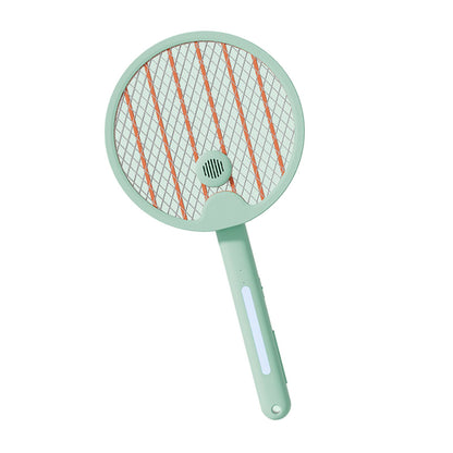 Electric Fly Swatter Racket 4 in 1 Automatic Portable Handheld Electric Fly Racket Bedroom Backyard Patio Camping Grass Green - view 4