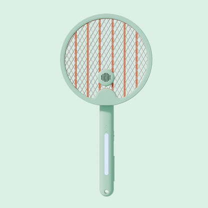 Electric Fly Swatter Racket 4 in 1 Automatic Portable Handheld Electric Fly Racket Bedroom Backyard Patio Camping Grass Green - view 10