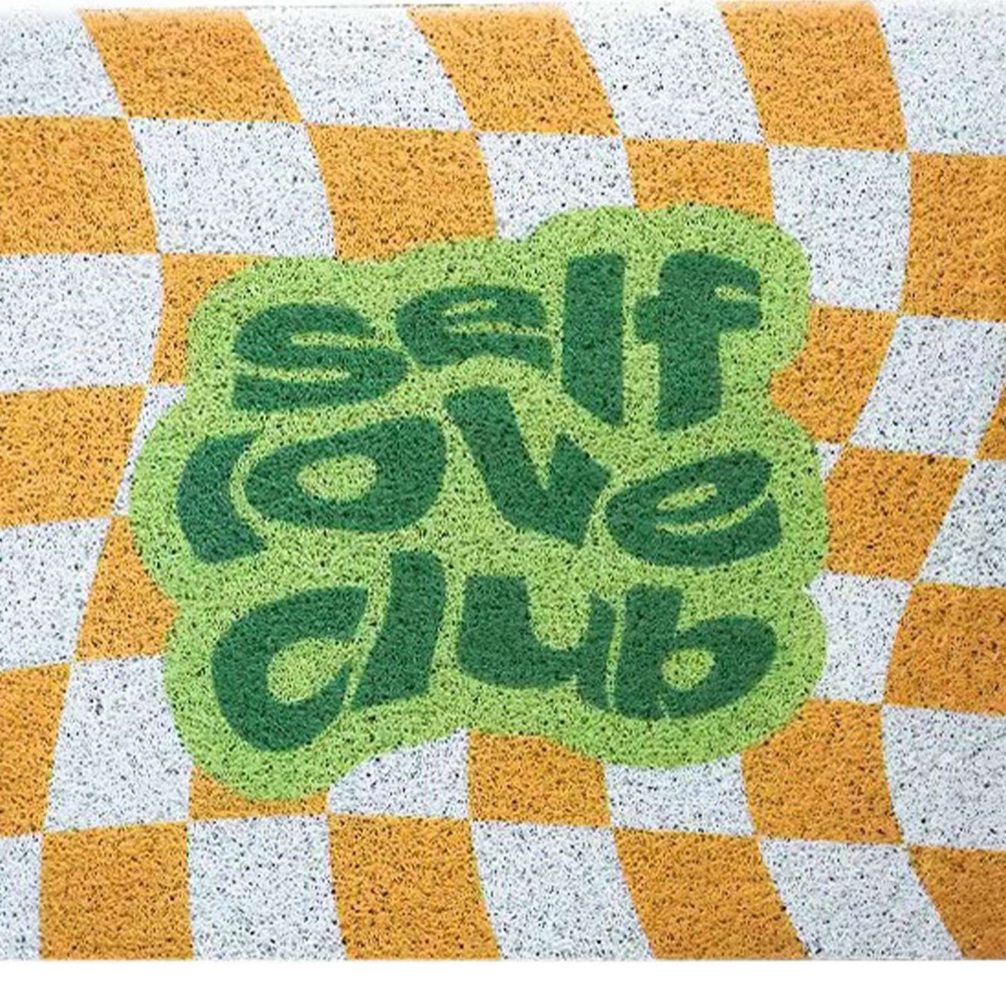 Checkerboard Kitchen Rugs Washable Hallway Entry Carpet Non Slip Entryway Runner Mat for Home Restaurant Office Yellow - view 8