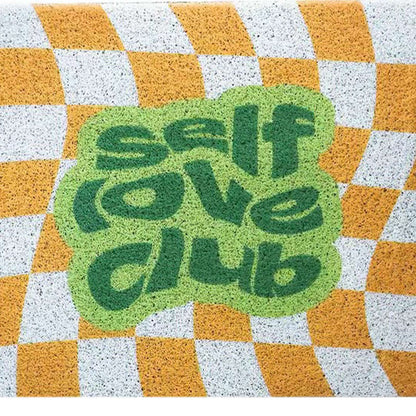 Checkerboard Kitchen Rugs Washable Hallway Entry Carpet Non Slip Entryway Runner Mat for Home Restaurant Office Yellow - view 8