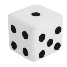 Foot Stool Soft Comfortable Simple Warm Sturdy Base Cube Stool for Home Living Room Bedroom White 20x20x20cm