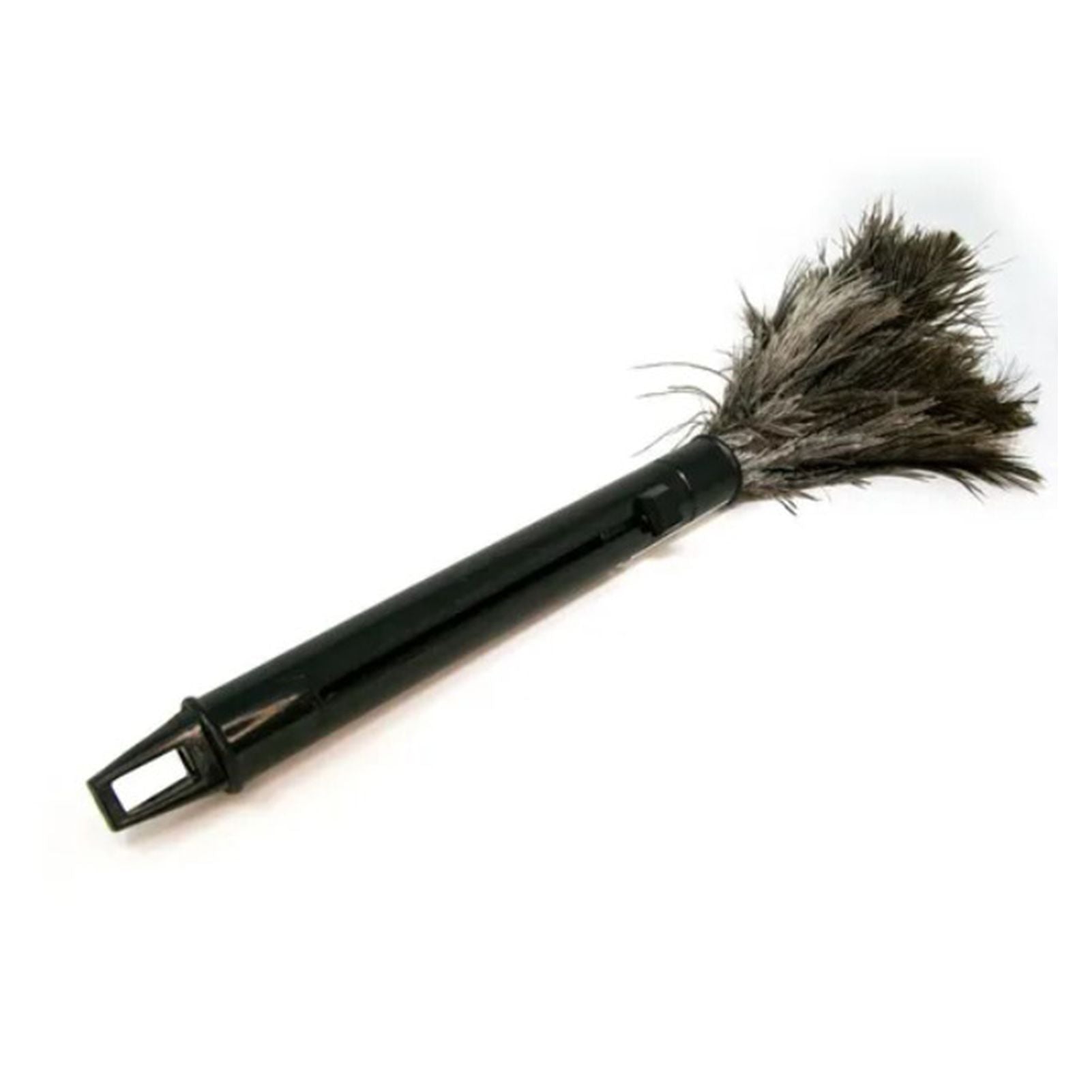 Feather Dusters Brown Washable Portable Compact Chicken Feathers ABS Mini Duster with Handle for Household - view 10