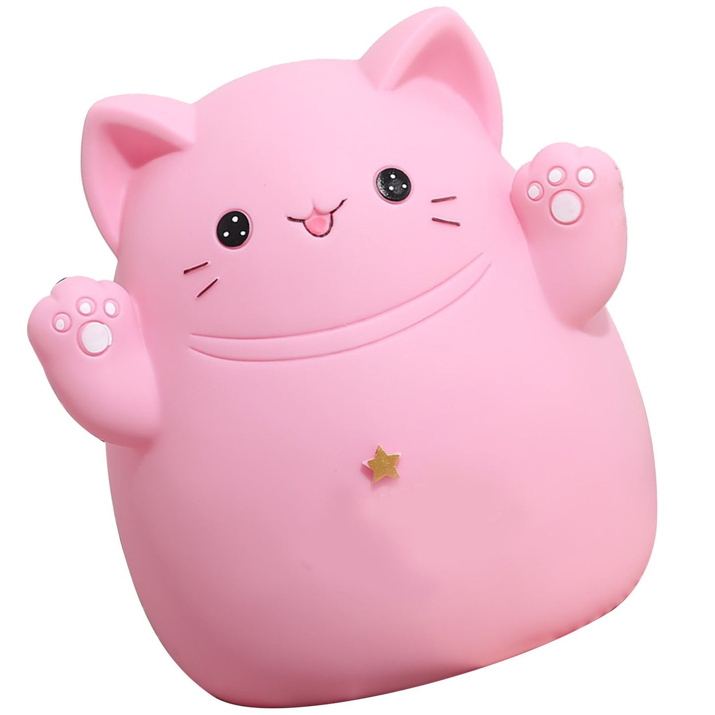 Cartoon Cat Piggy Bank Saving Bank Cartoon Cat Shaped Money Box Coins Storage Box Home Decor Ornament Children Toys Gifts Pink S 13x11x15cm - view 2