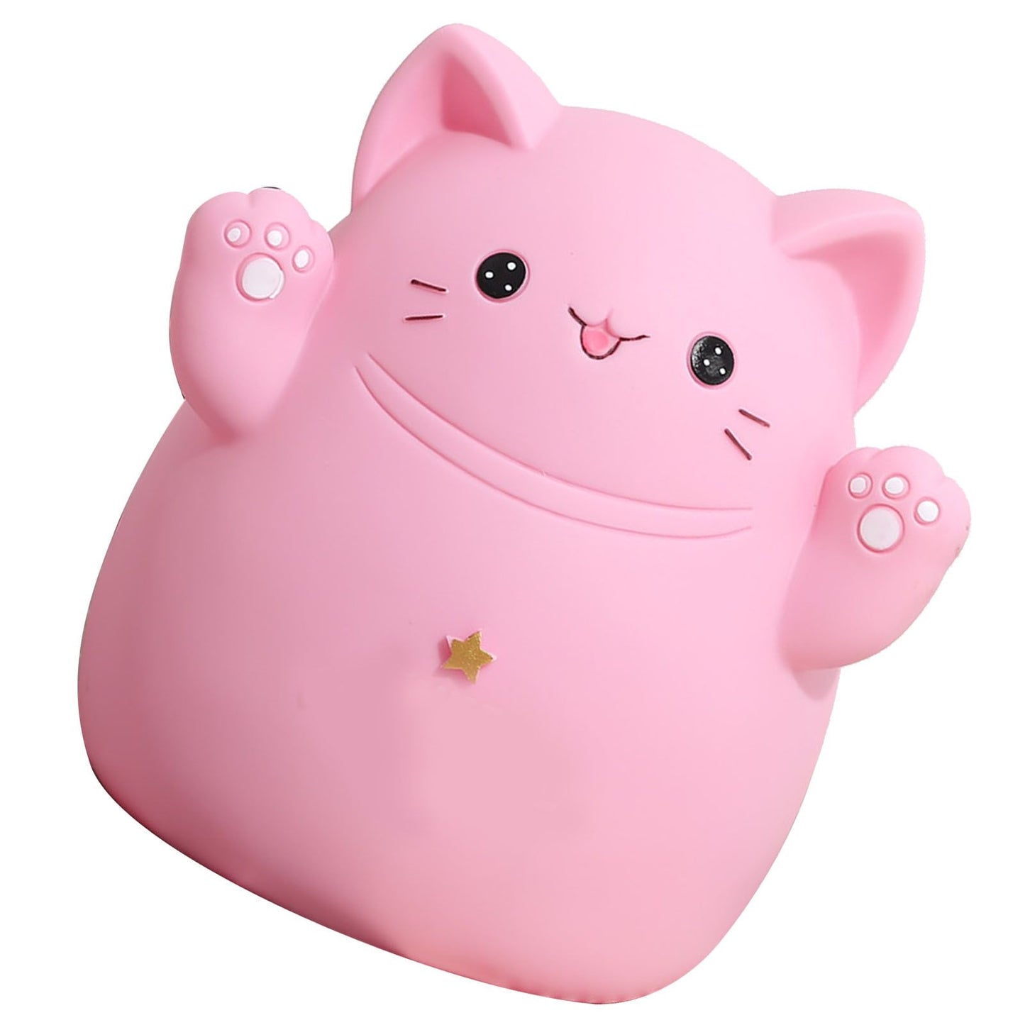 Cartoon Cat Piggy Bank Saving Bank Cartoon Cat Shaped Money Box Coins Storage Box Home Decor Ornament Children Toys Gifts Pink S 13x11x15cm - view 3
