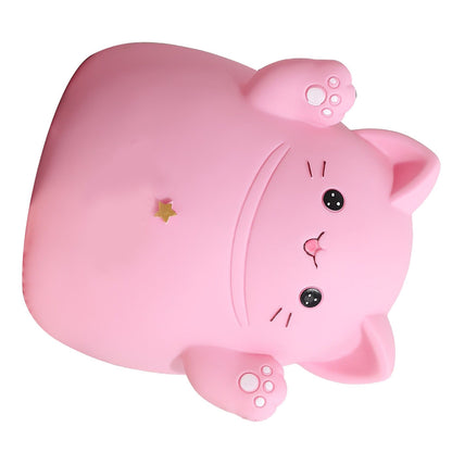Cartoon Cat Piggy Bank Saving Bank Cartoon Cat Shaped Money Box Coins Storage Box Home Decor Ornament Children Toys Gifts Pink S 13x11x15cm - view 4