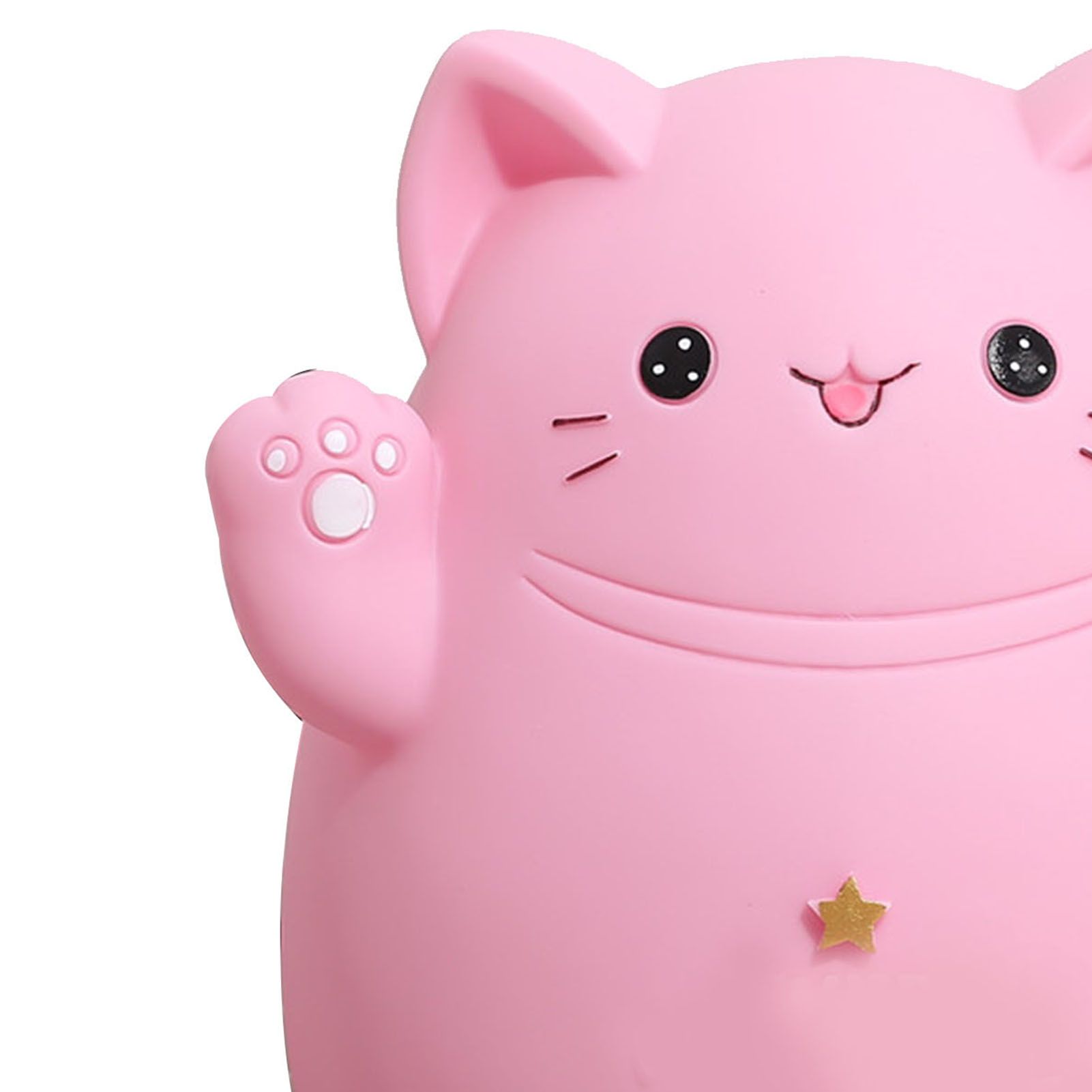 Cartoon Cat Piggy Bank Saving Bank Cartoon Cat Shaped Money Box Coins Storage Box Home Decor Ornament Children Toys Gifts Pink S 13x11x15cm - view 8