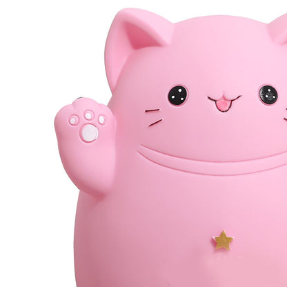 Cartoon Cat Piggy Bank Saving Bank Cartoon Cat Shaped Money Box Coins Storage Box Home Decor Ornament Children Toys Gifts Pink S 13x11x15cm - view 8