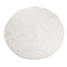 Round Plush Carpet Super Soft Fluffy Carpets Anti Skid Fuzzy Rug Modern Plush Area Rugs for Living Room Bedroom White - view 2