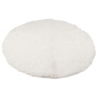 Round Plush Carpet Super Soft Fluffy Carpets Anti Skid Fuzzy Rug Modern Plush Area Rugs for Living Room Bedroom White - view 6