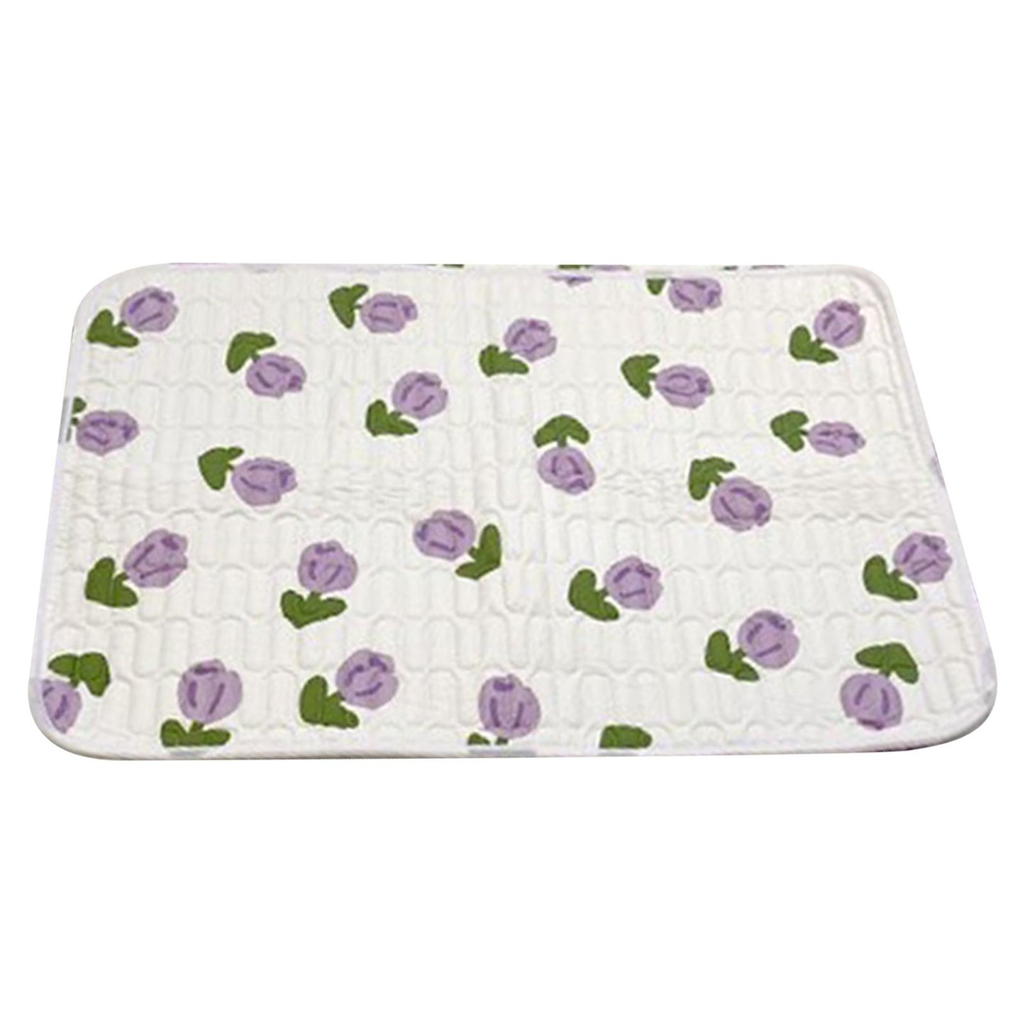 Urine Mattress 2 Sided Protector Pad Cover Leak Proof Non Slip Washable Waterproof Purified Cotton Tulip M - view 4