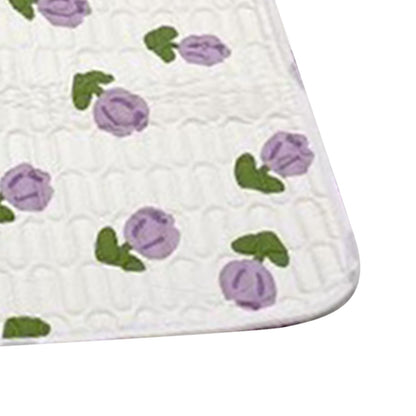 Urine Mattress 2 Sided Protector Pad Cover Leak Proof Non Slip Washable Waterproof Purified Cotton Tulip M - view 7