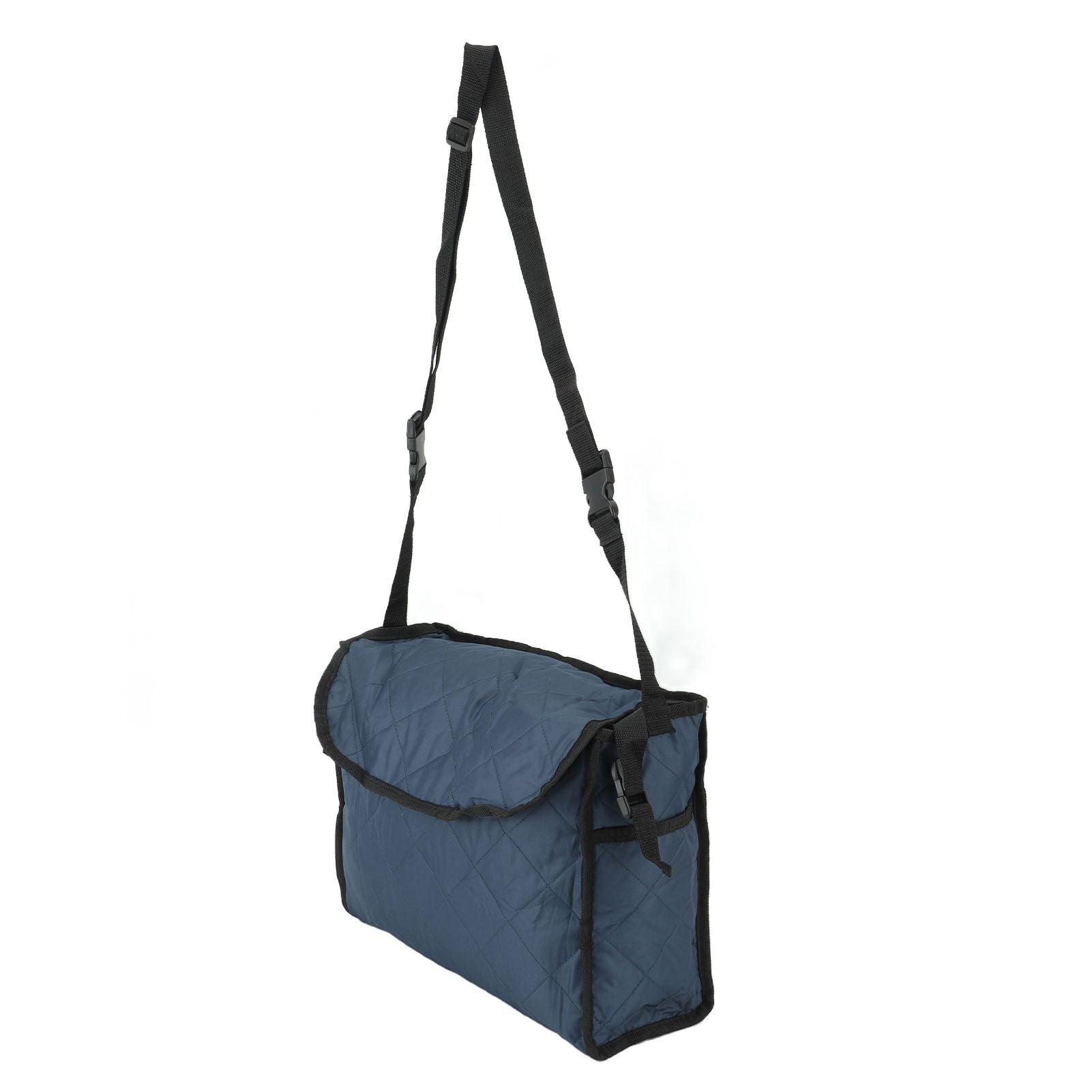 Wheelchair Bag Large Capacity Foldable One Shoulder Storage Hanging Bag for Walkers Rollators Navy Blue - view 2