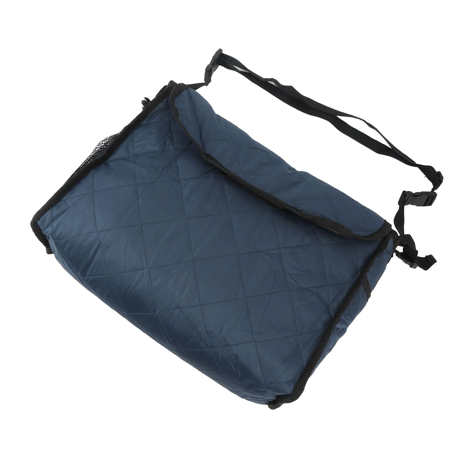 Wheelchair Bag Large Capacity Foldable One Shoulder Storage Hanging Bag for Walkers Rollators Navy Blue - view 6