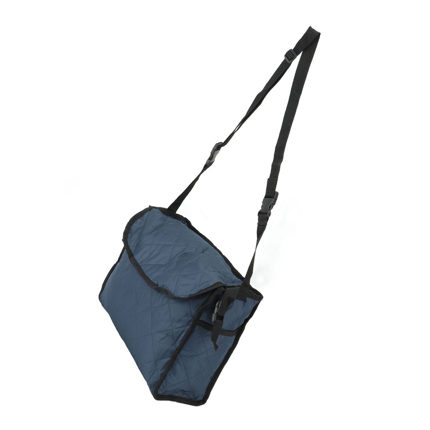 Wheelchair Bag Large Capacity Foldable One Shoulder Storage Hanging Bag for Walkers Rollators Navy Blue - view 8