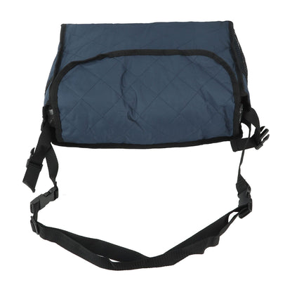Wheelchair Bag Large Capacity Foldable One Shoulder Storage Hanging Bag for Walkers Rollators Navy Blue - view 9